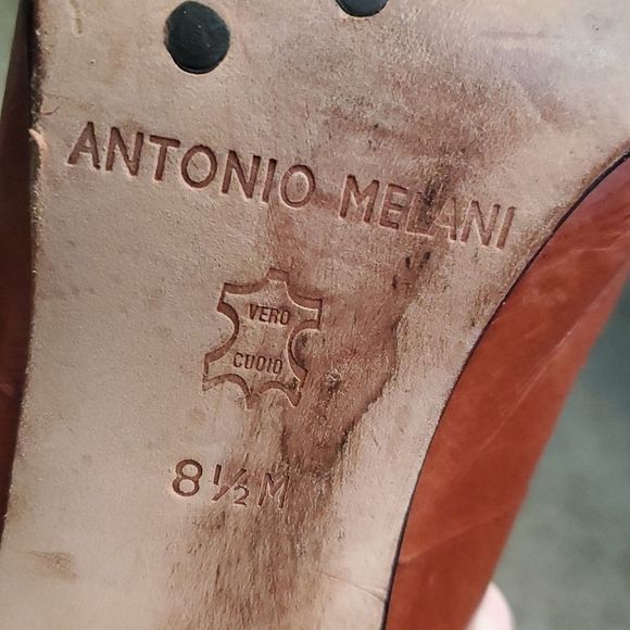 Antonio Melani brown mary jane heels 8.5 - Picture 8 of 8